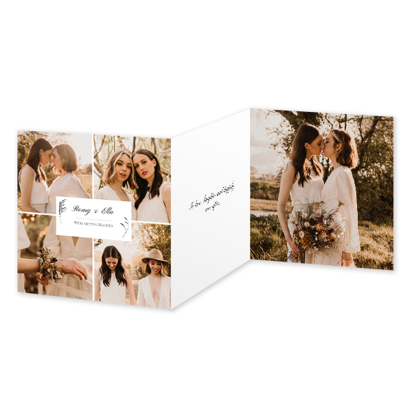 Double Folded Card Square 14,3 x 14,3 cm Double Folded Card Square 14,3 x 14,3 cm