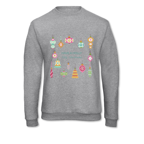 Sweater Unisex Grijs gemêleerd Sweater Unisex Grijs gemêleerd