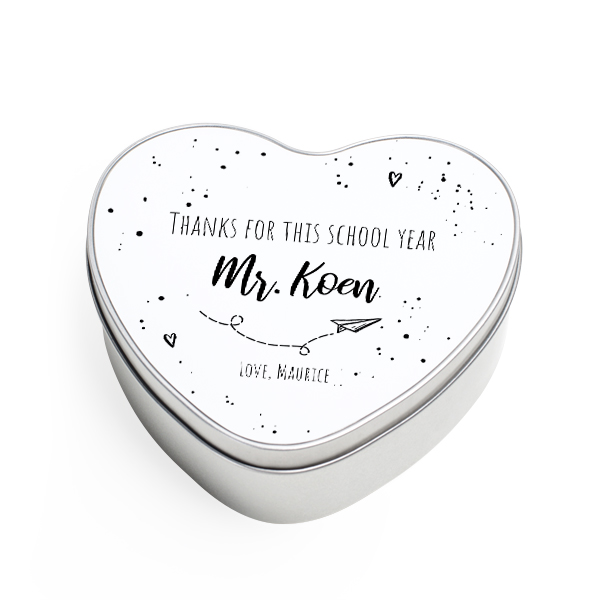 Cookie Tin Heart Cookie Tin Heart