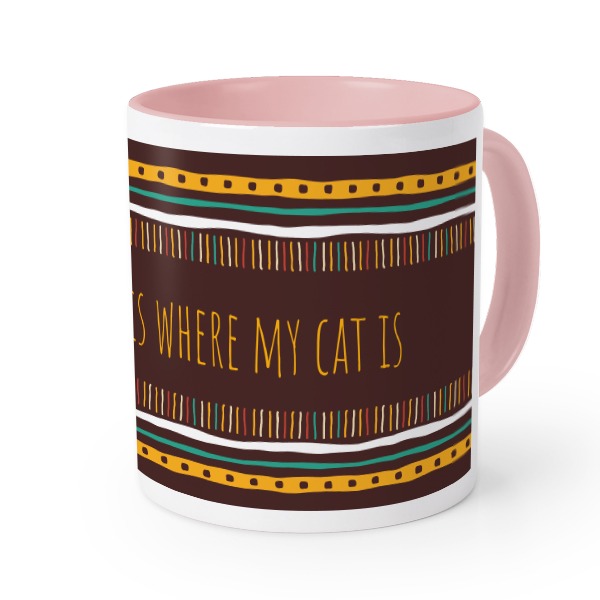 Coloured Mug Pink Coloured Mug Pink