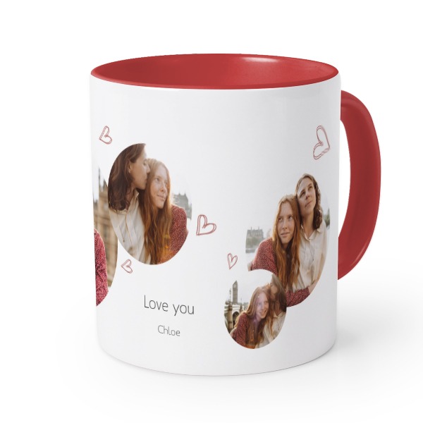 Farbige Tasse rot Farbige Tasse rot