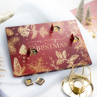Adventskalender mit Schokolade Adventskalender mit Schokolade