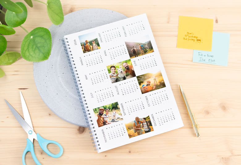 Notizbuch-Kalender
