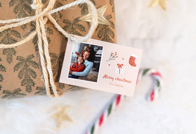 Étiquettes cadeaux personnalisées