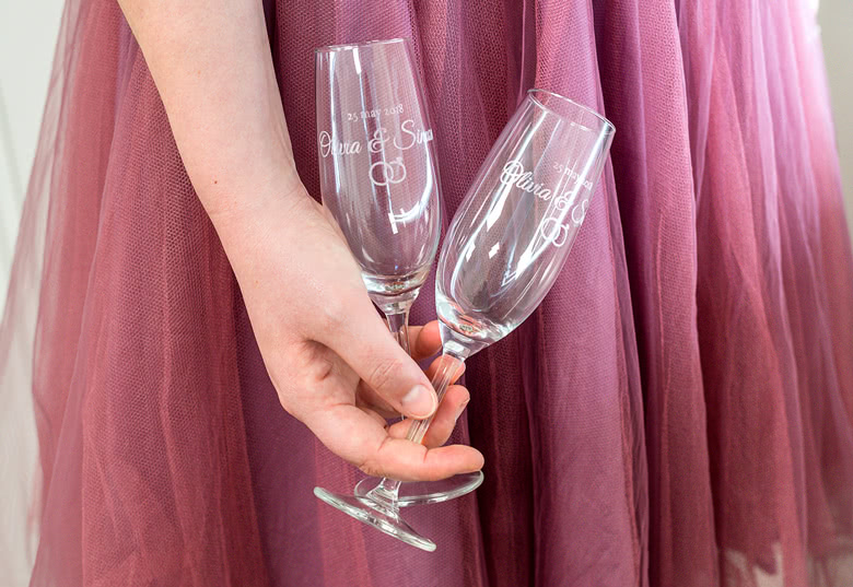Champagne glasses - Set of 2