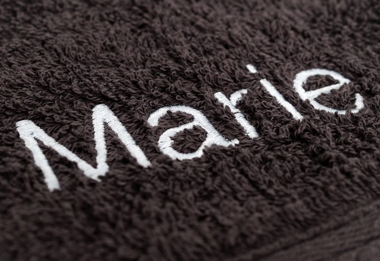 Personalised Embroidered Towel Set