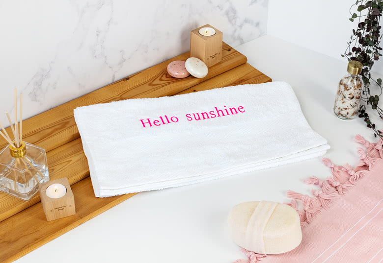 Personalised Embroidered Towel Set