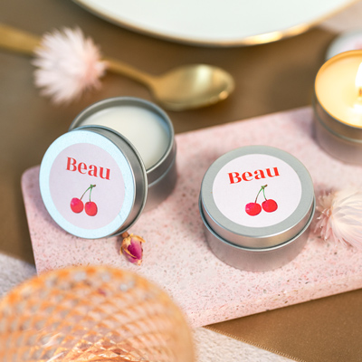 Theelichten met sticker of magneet